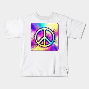 Pastel Peace Kids T-Shirt